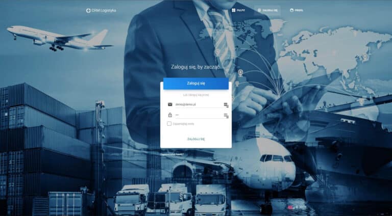 CRM Logistyka - demo narzędzia