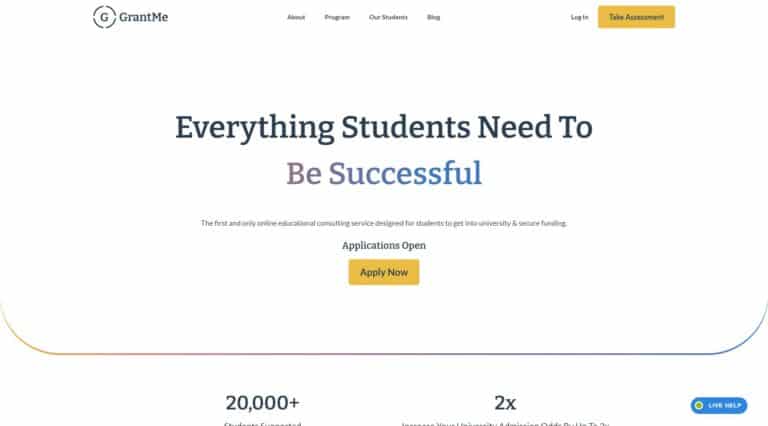 GrantMe - educational consulting
