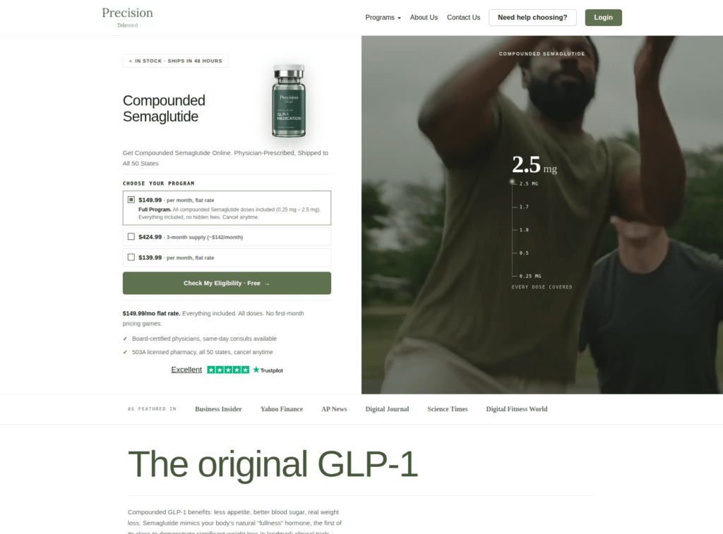 Precision Telemed 2.0 - strona programu Semaglutide